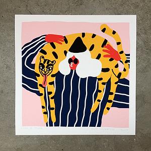 Girl and tiger (M)