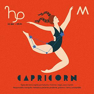 Illustrated Zodiac Capricorn