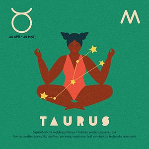 Illustrated Zodiac Taurus