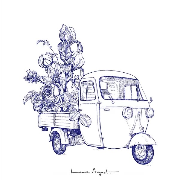 Blooming van (XS)