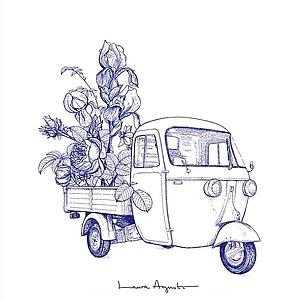 Blooming van (S)