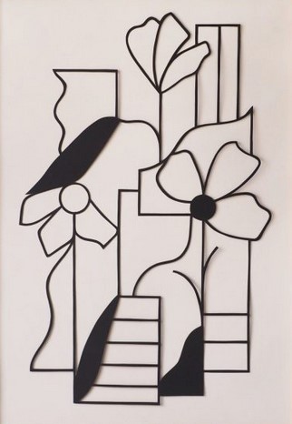 Flors I (negro)