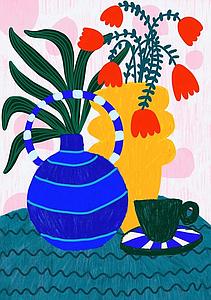 Tulips and coffee (L)