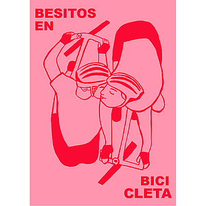 Besitos en bicicleta - rosa (S)