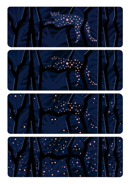 Piel espacial - jaguar (M)