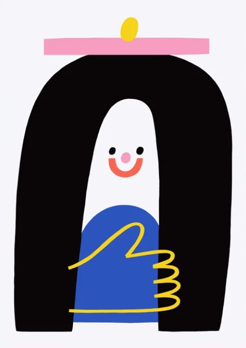 Black haired girl