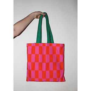 Tote S naranja/rosa