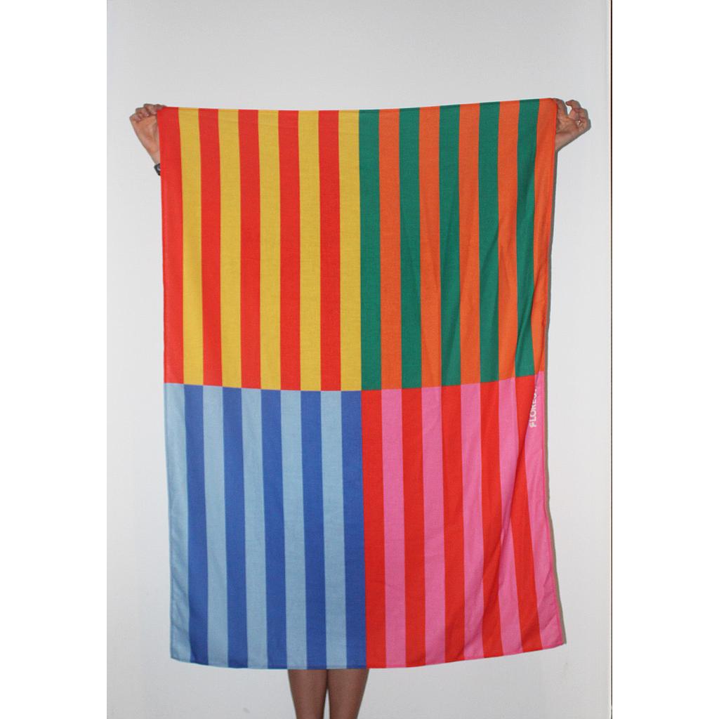Pareo rayas multicolor