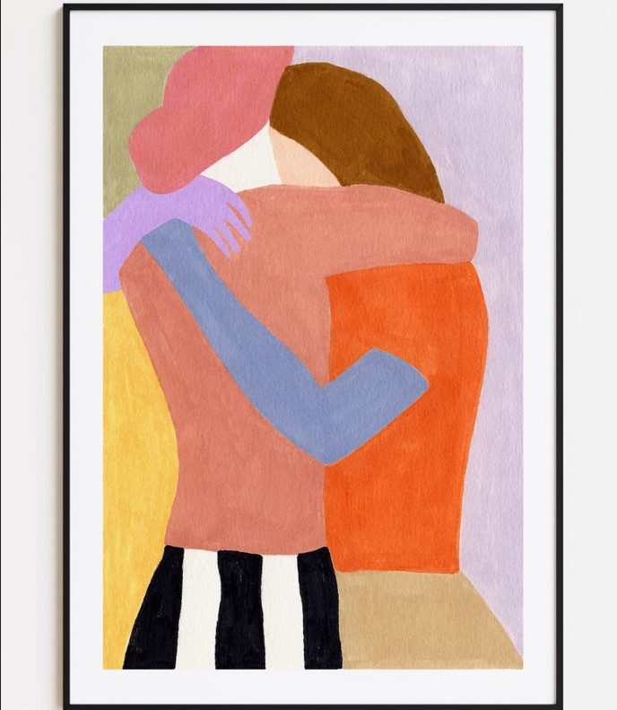 Abrazo colorido (L)