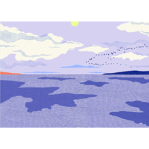 Clouds reflection (M)