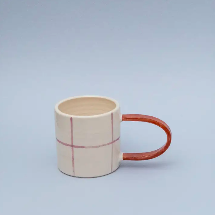 Taza Quadri/Rosso