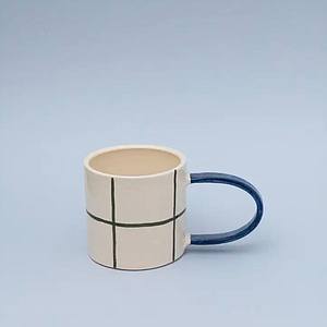 Taza Quadri/Blu