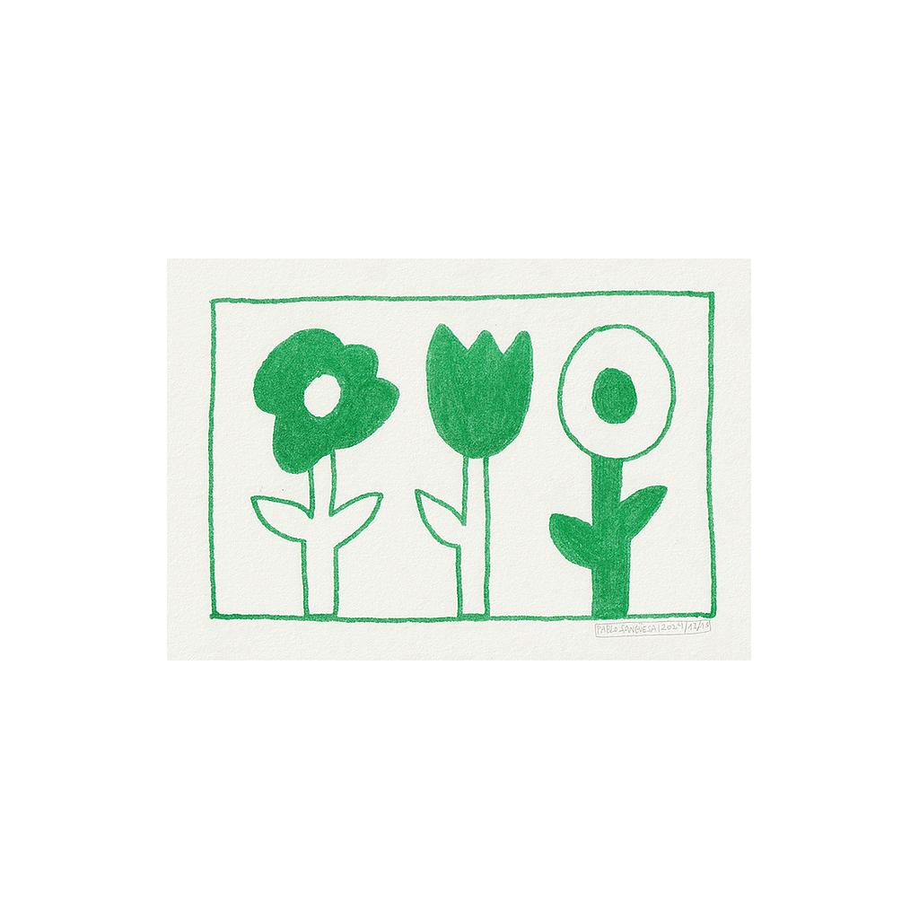 Tres flores