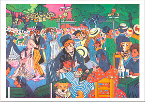 CONTRERAS Maria Jesus - Bal du moulin de la Galette (Auguste Renoir)