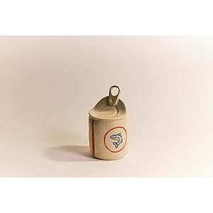 Lata de sardina redonda pez tricolor