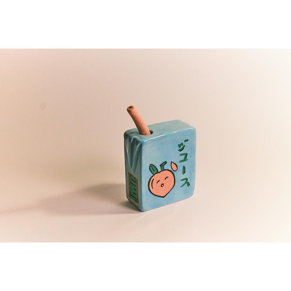 Zumo azul damasco con gota