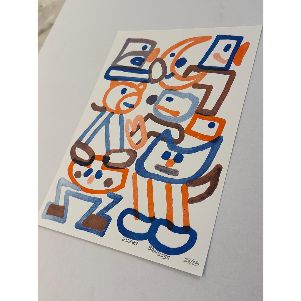 Orange and Blues lines (S)