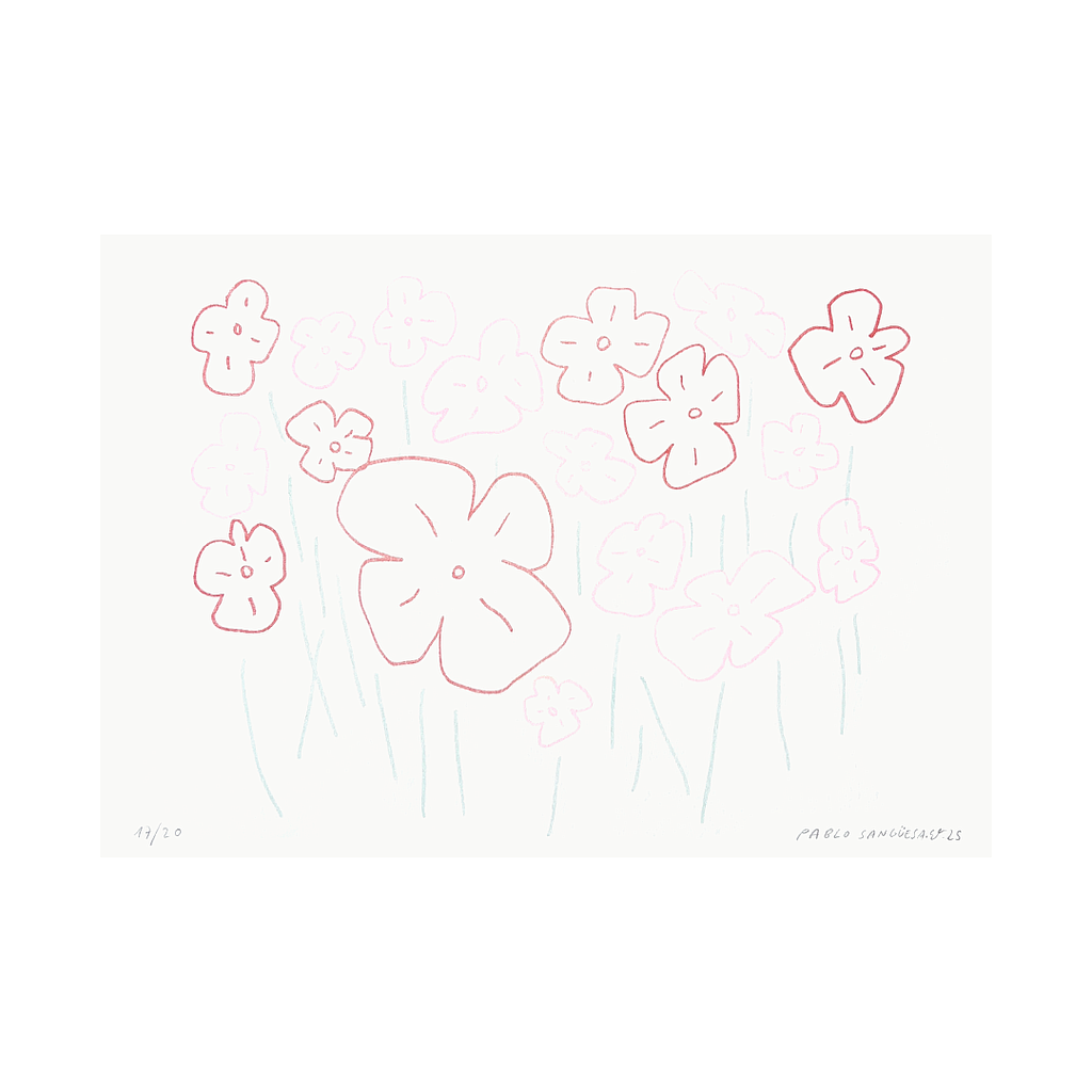 Campo de Flores 3 colores