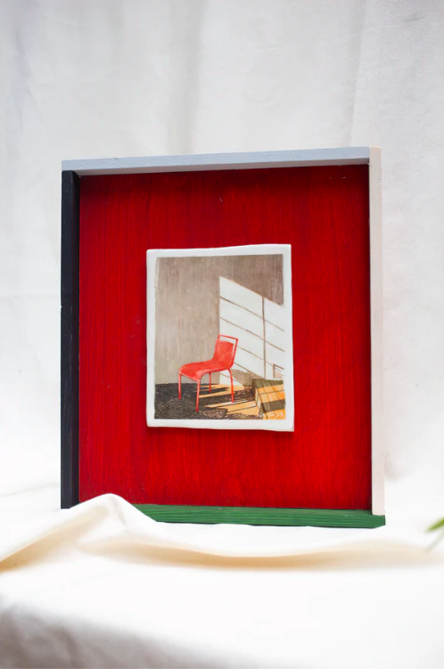 Cuadro de cerámica "Red series Nº2"