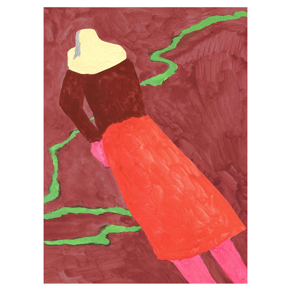 Woman with hat