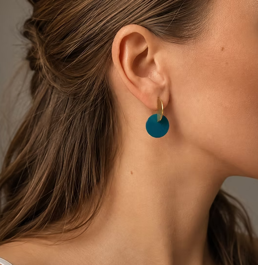 JUNE pendientes TEAL