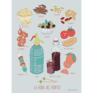 Hora del vermut - azul (M)